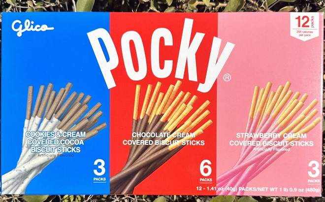 Pocky 12 Count Biscuit Sticks Variety