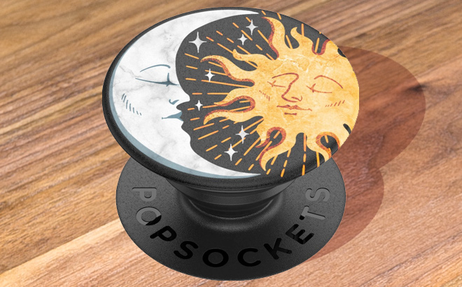 PopSockets PopGrip Cell Phone Grip Stand Sun and Moon