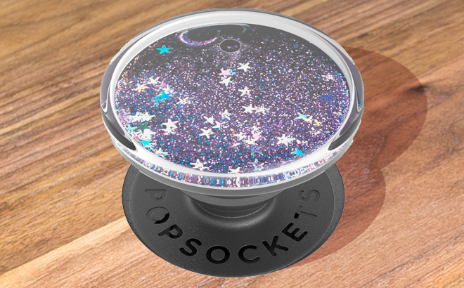 PopSockets PopGrip Cell Phone Grip Stand Tidepool Galaxy Purple