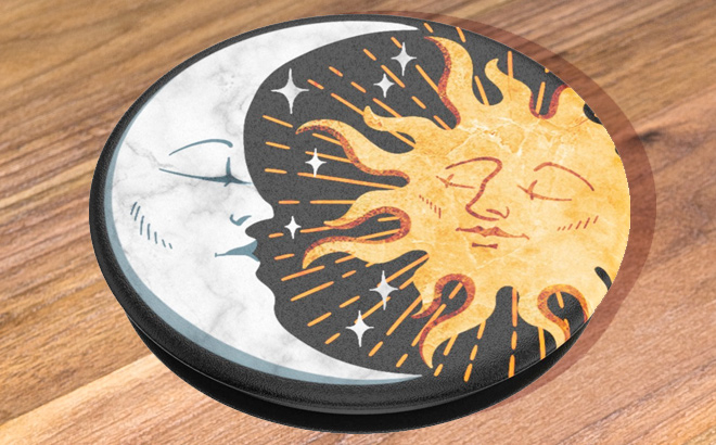 PopSockets PopGrip Cell Phone Grip Sun and Moon