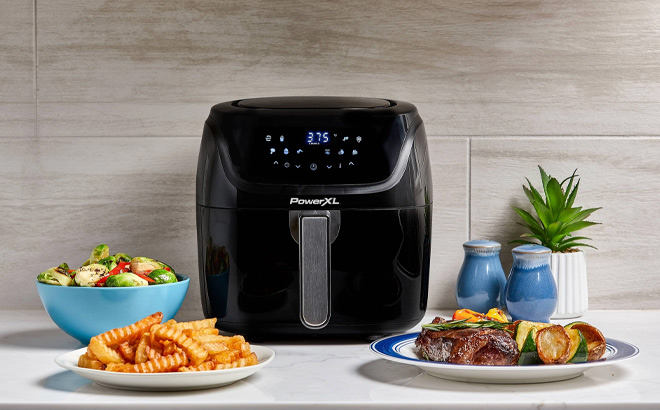 PowerXL Vortex Pro Air Fryer on the Table