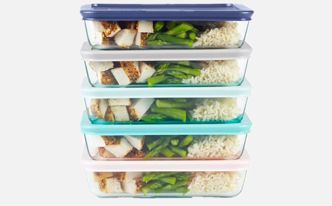 Pyrex 10pc Glass Meal Prep Set at Target