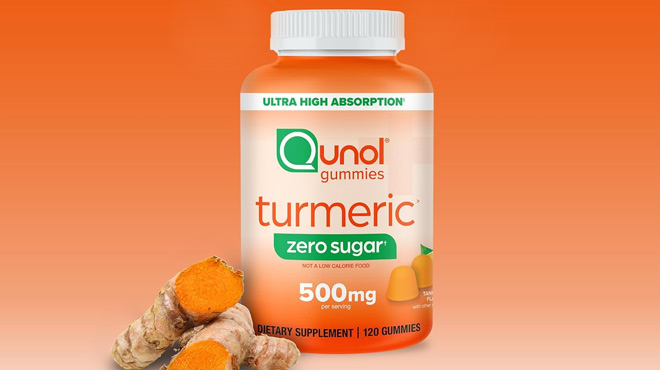 Qunol Zero Sugar Turmeric Gummies