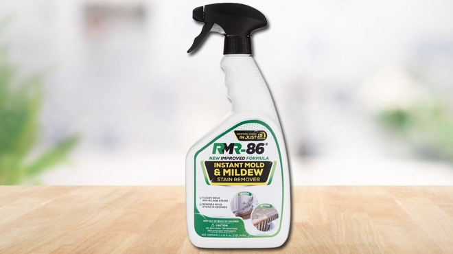 RMR 86 Mold Stain and Mildew Stain Remover on kitchen top