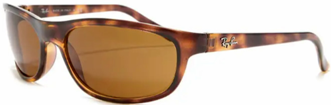 Ray Ban Rectangle Sunglasses in Havana Color