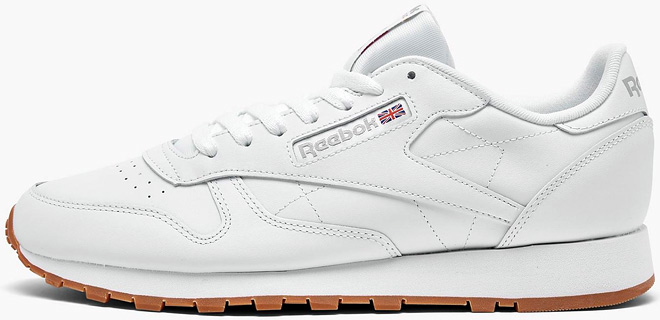 Reebok Mens Classic Leather Grow Casual Shoes