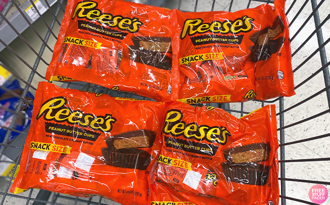 Reeses Milk Chocolate Snack Candy in cart