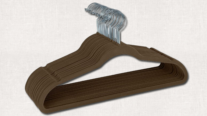 Simplify Slim Velvet Clothes Hangers 25 pk Simplify Slim Velvet Clothes Hangers 25 pk