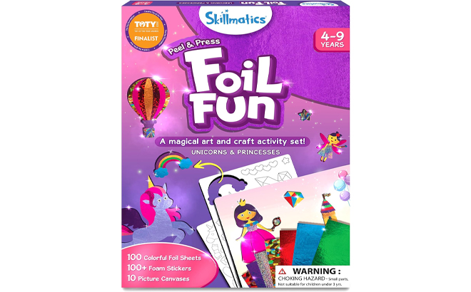 Skillmatics Art Craft Activity Foil Fun Unicorns Princesses No Mess Art for Kids