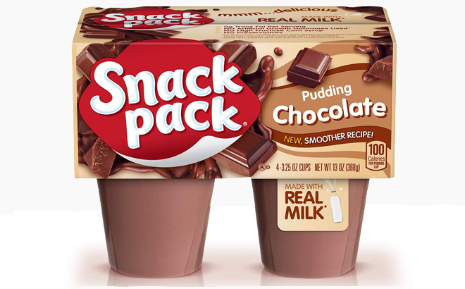 Snack Pack 4 Count Chocolate Pudding