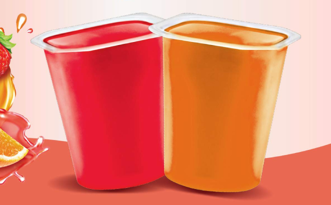 Snack Pack Strawberry and Orange Flavored Juicy Gels Cups