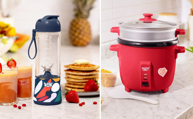 So Yummy by Bella Portable To Go Blender and 16 Cup Rice Cooker and Steamer