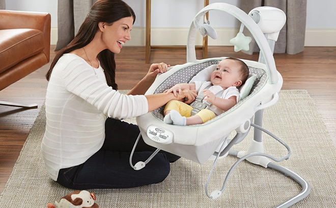 Soothe n Sway LX Swing with Portable Bouncer
