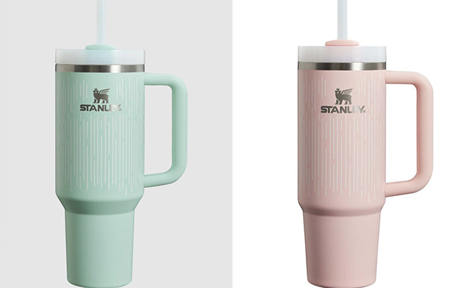 Stanley The Clean Slate Quencher Soft Rain Flowstate 40 Oz Tumbler Stanley The Clean Slate Quencher Soft Rain Flowstate 40 Oz Tumbler