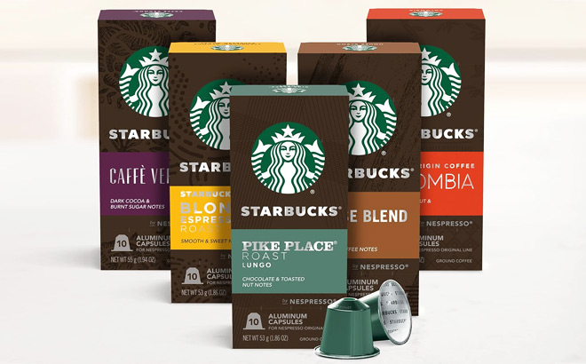 Starbucks 50 Count Nespresso Pods