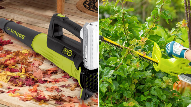 Sun Joe Leaf Blower and Hedge Trimmer Sun Joe Leaf Blower and Hedge Trimmer