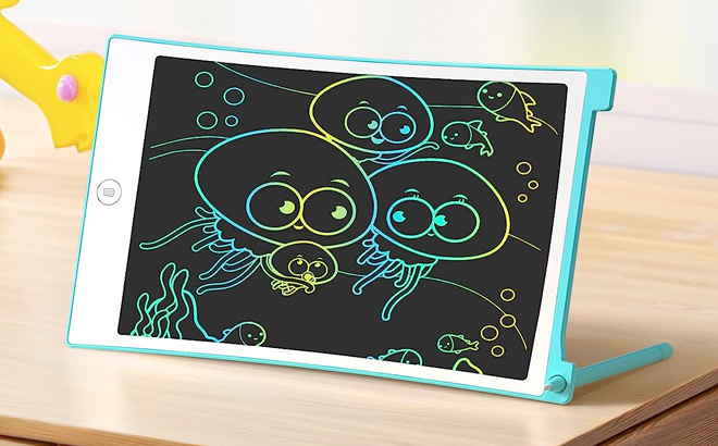 TECJOE 2 Pack LCD Writing Tablet 8 5 Inch Colorful Doodle Board Drawing Tablet for Kids