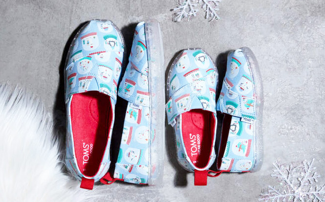 TOMS Toddler and Kids Alpargata Snowglobes Shoes