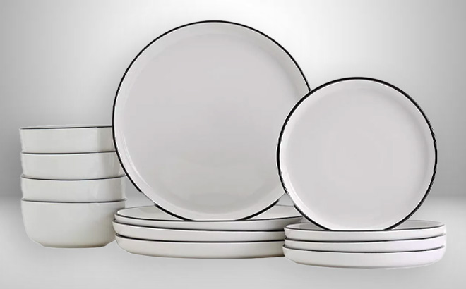 Tabletops Unlimited 12 Piece Dinnerware Sets in White 1
