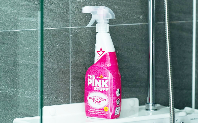 The Pink Stuff Stardrops Miracle Bathroom Foam Cleaner