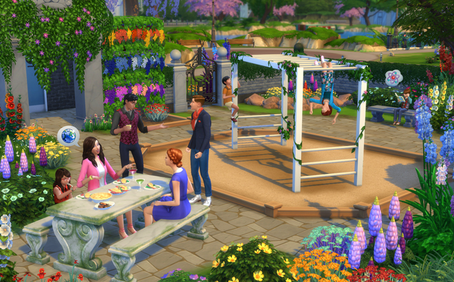 The Sims 4 Romantic Garden Stuff Screenshot Clip The Sims 4 Romantic Garden Stuff Screenshot Clip