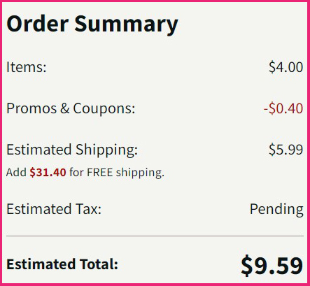 Think Protein Bars Order Summary Think Protein Bars Order Summary