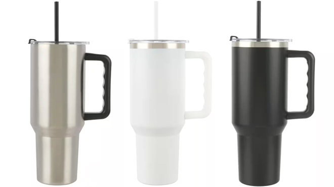 Three Ashland 40 Ounce Stainless Steel Insulated Tumblers Three Ashland 40 Ounce Stainless Steel Insulated Tumblers