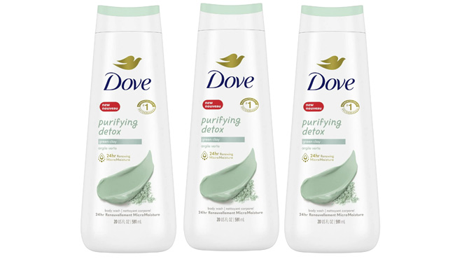 Three Dove Purifying Detox Body Wash