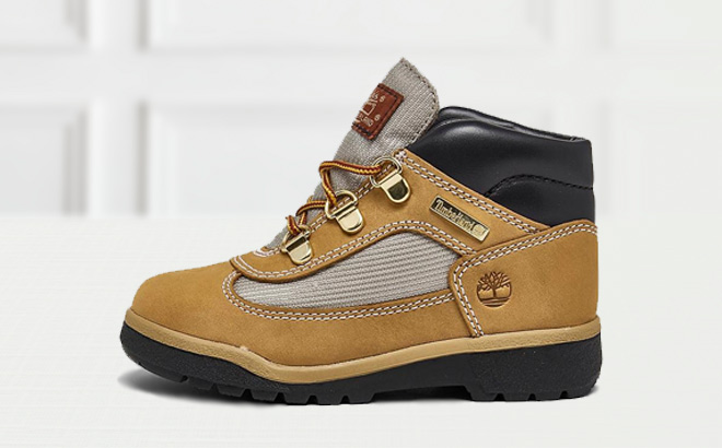 Timberland Kids Toddler Field Boot in Wheat Color