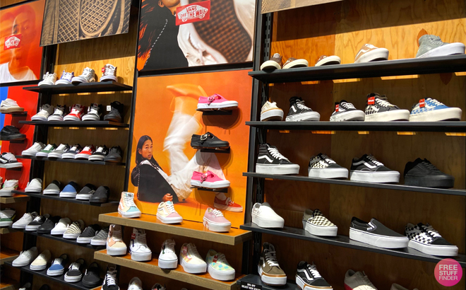 Tons of VANS Shoes on Store Shelves