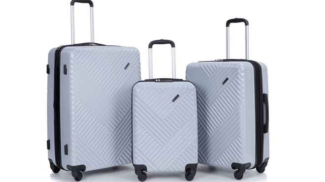 Travelhouse 3 Piece Hardside Luggage Set Hardshell Expandable Lightweight Suitcase with TSA Lock Spinner Wheels