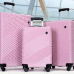 Travelhouse 3 Piece Hardside Luggage Set Pink