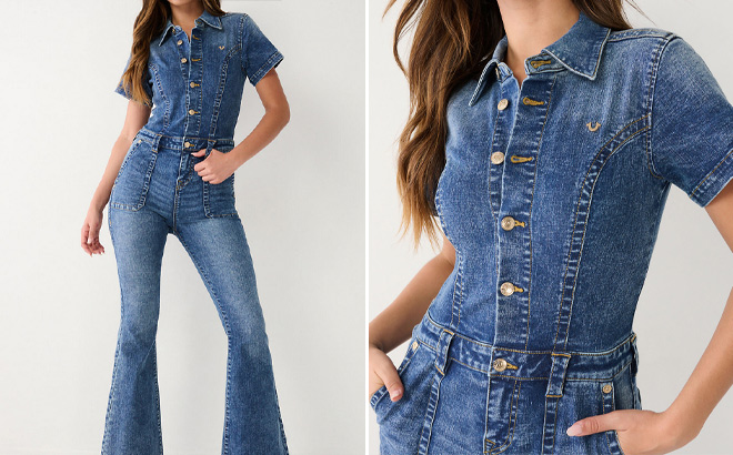 True Religion Womens Denim Jumpsuits jpg True Religion Womens Denim Jumpsuits jpg