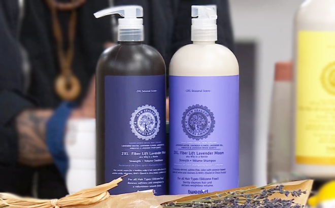 Tweakd by Nature Megasize 2XL Lavender Moon Shampoo Conditioner Duo