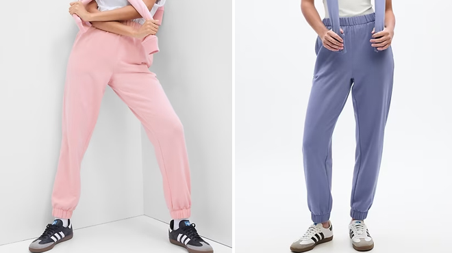 Two Colors of GAP Factory Relaxed Fleece Sweatpants
