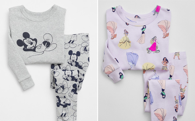 Two Gap Factory Disney Pyjamas for Kids