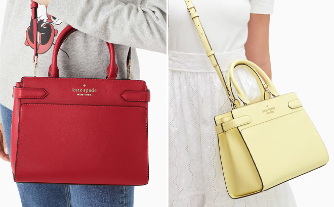 Two Kate Spade Staci Medium Satchel Bags