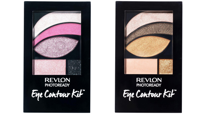 Two Revlon PhotoReady Eye Contour Kits in Pop Art 535 on the Left and Rustic 523 on the Right