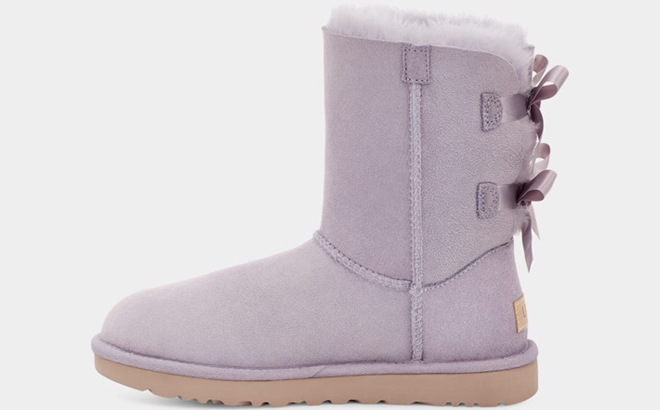 UGG Womens Bailey Bow II Boots in Heathered Lilac