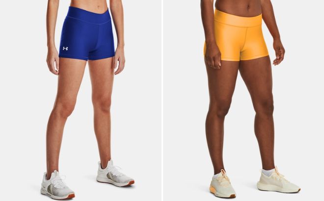 Under Armour Womens HeatGear Mid Rise Shorty