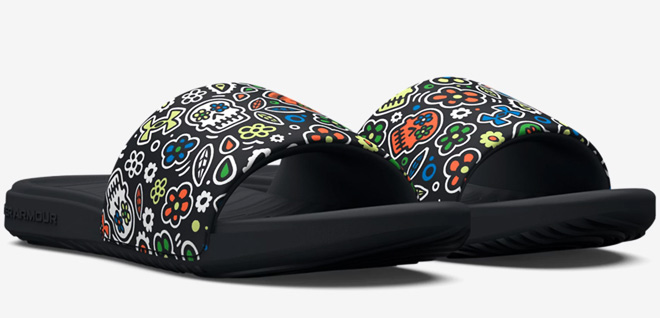 Unisex UA Ansa Day Of The Dead Slides Unisex UA Ansa Day Of The Dead Slides