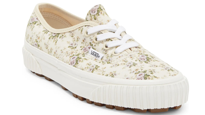 VANS Womens Floral Sneakers