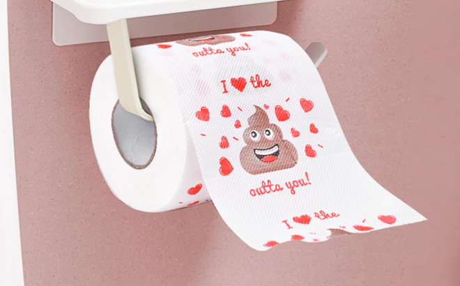Valentines Day Toilet Paper Gift