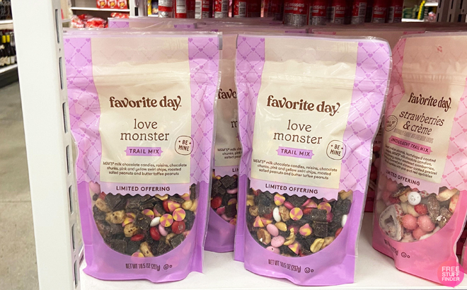 Valentines Monster Trail Mix with Butter Toffee Peanuts