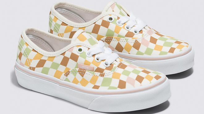 Vans Kids Authentic Wavy Check Shoe