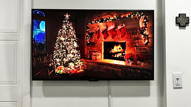 Wall Mounted Insignia 43 Inch Fire TV