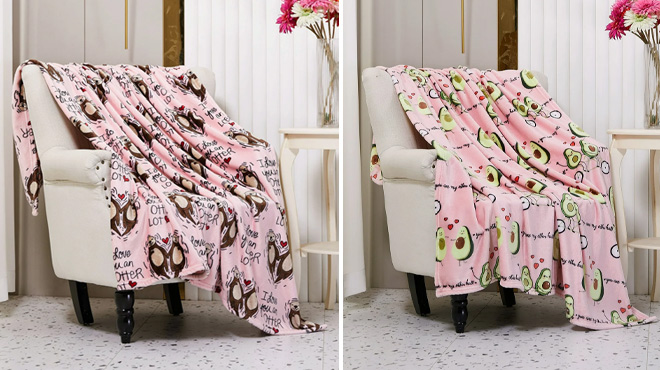 Way To Celebrate Valentines Day Throw Blankets
