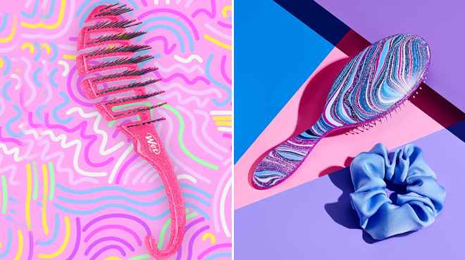 Wet Brush Shower Hair Brush Detangler and Swirl Detangle Style Kit