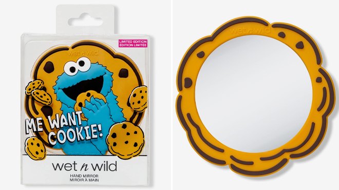 Wet n Wild x Sesame Street Me Want Cookie Hand Mirror