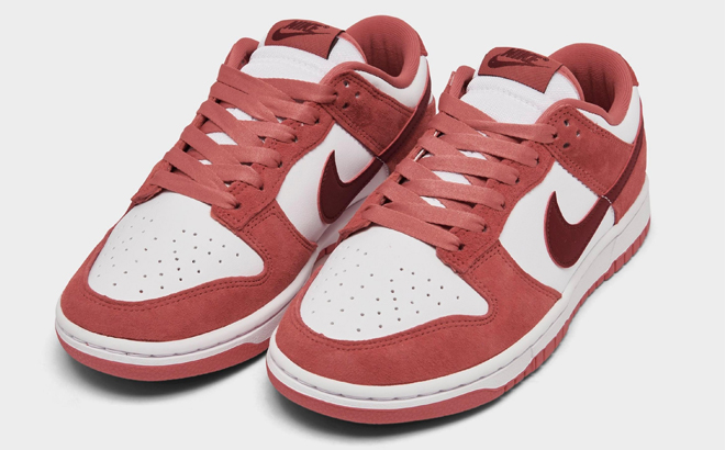 Womens Nike Dunk Low Valentines Day Retro Casual Shoes